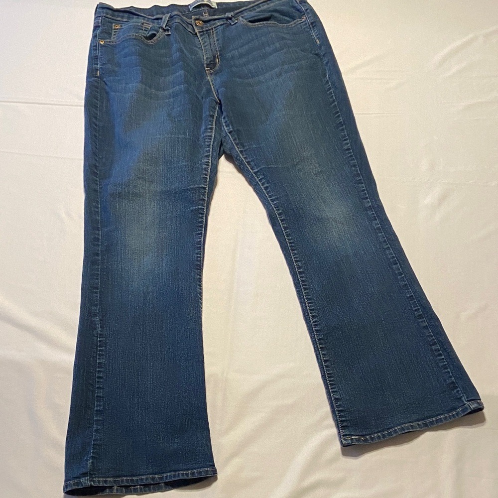 Levi's Signature Curvy Bootcut Denim Jeans Women's Size 18